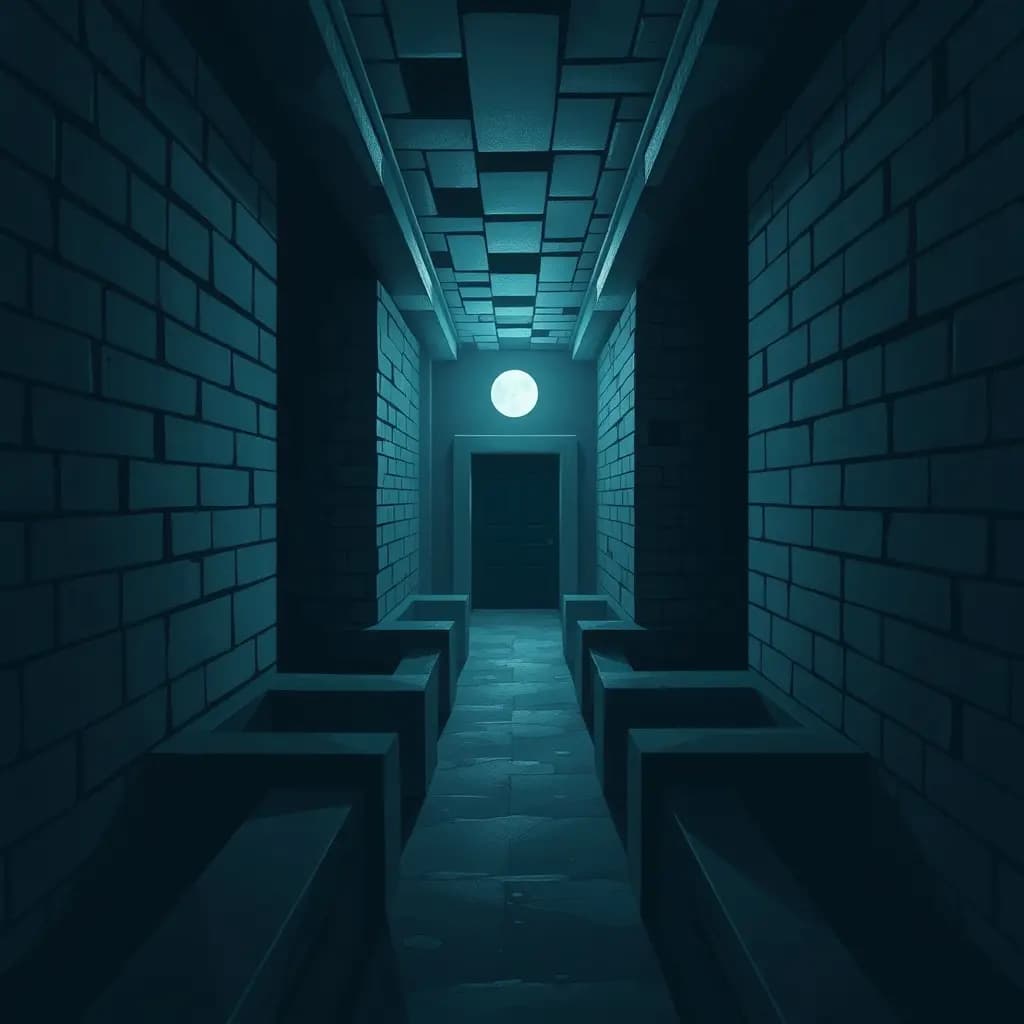 Dream illustration: Dark labyrinth
