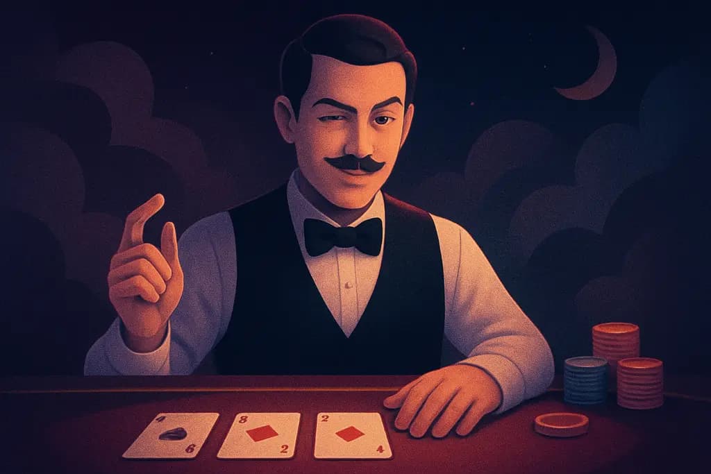 Dream illustration: Dealer giving you a wink