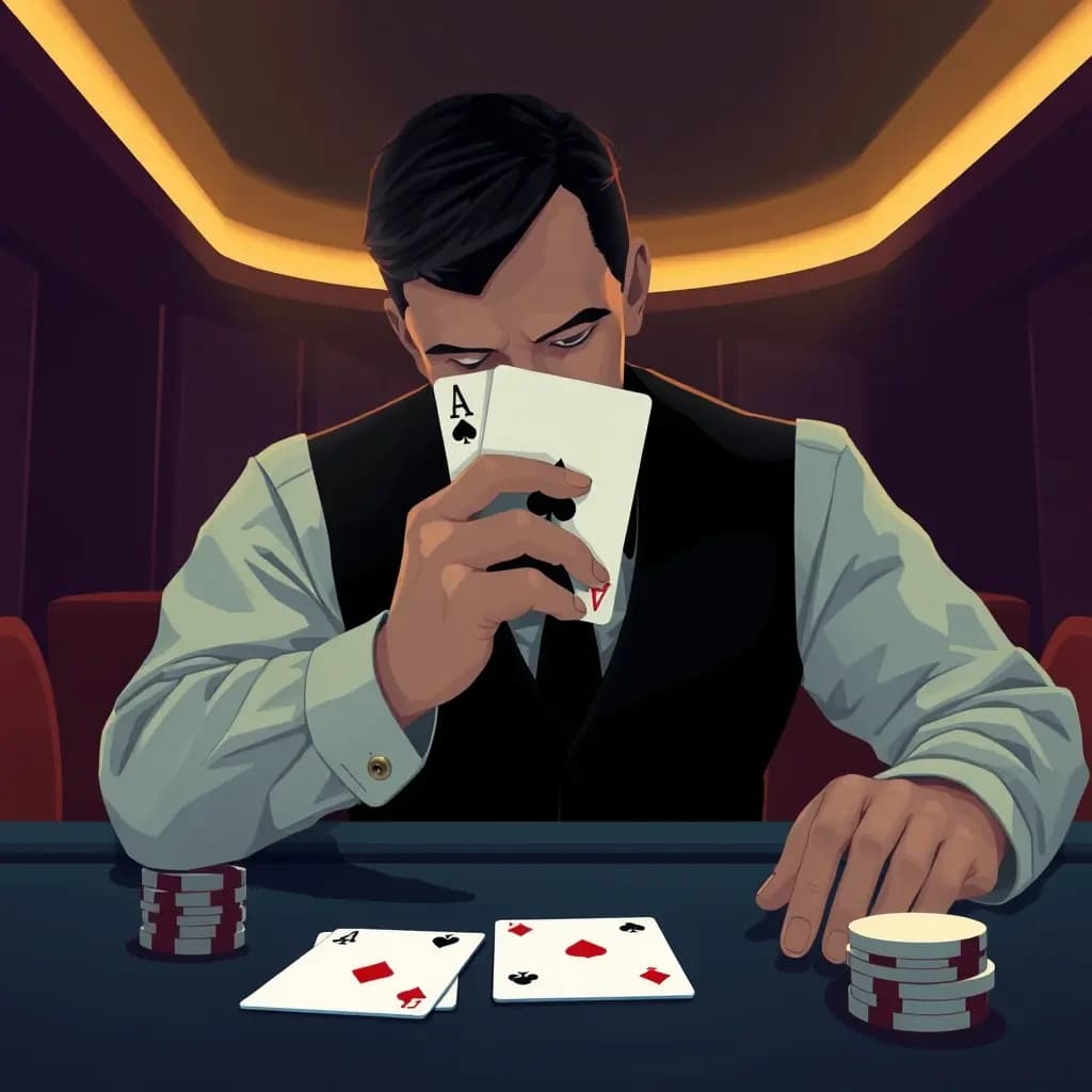 Dream illustration: Dealer hides ace