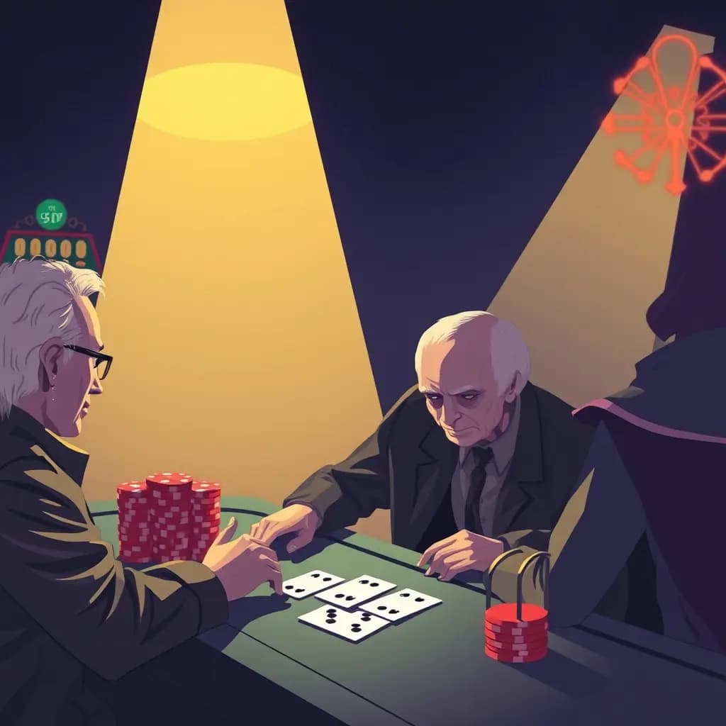 Dream illustration: a Deceased Relative Winning at a Casino