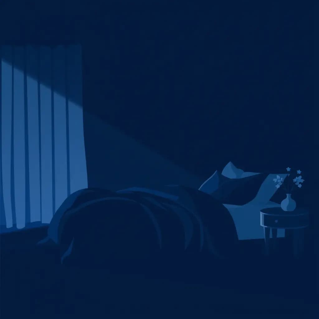 Dream illustration: Deep Blue or Sombre Blue Dream Hue