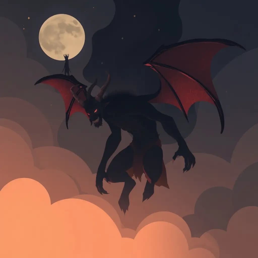 Dream illustration: Demons