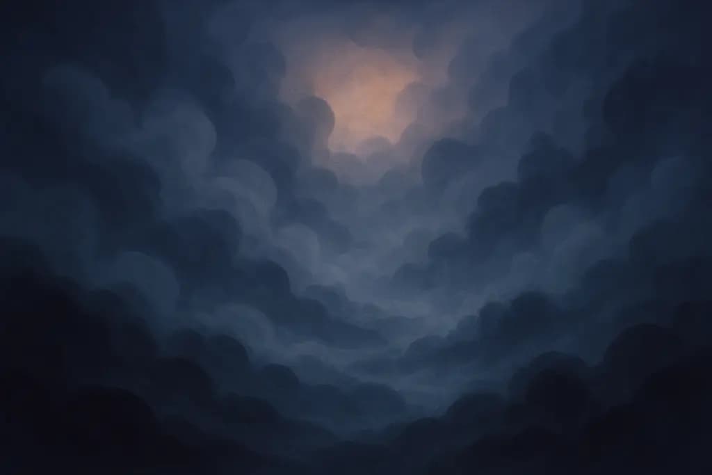 Dream illustration: Dense, choking fog