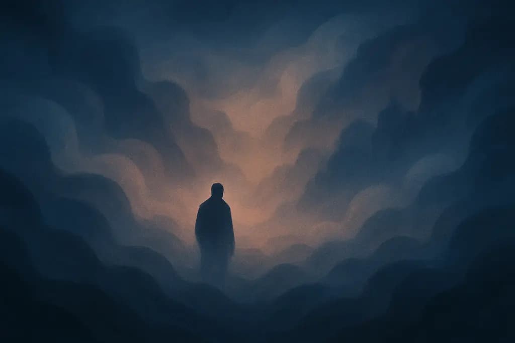 Dream illustration: Dense, disorienting fog