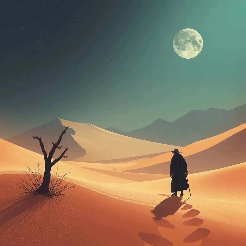 Dream illustration: Desert wandering