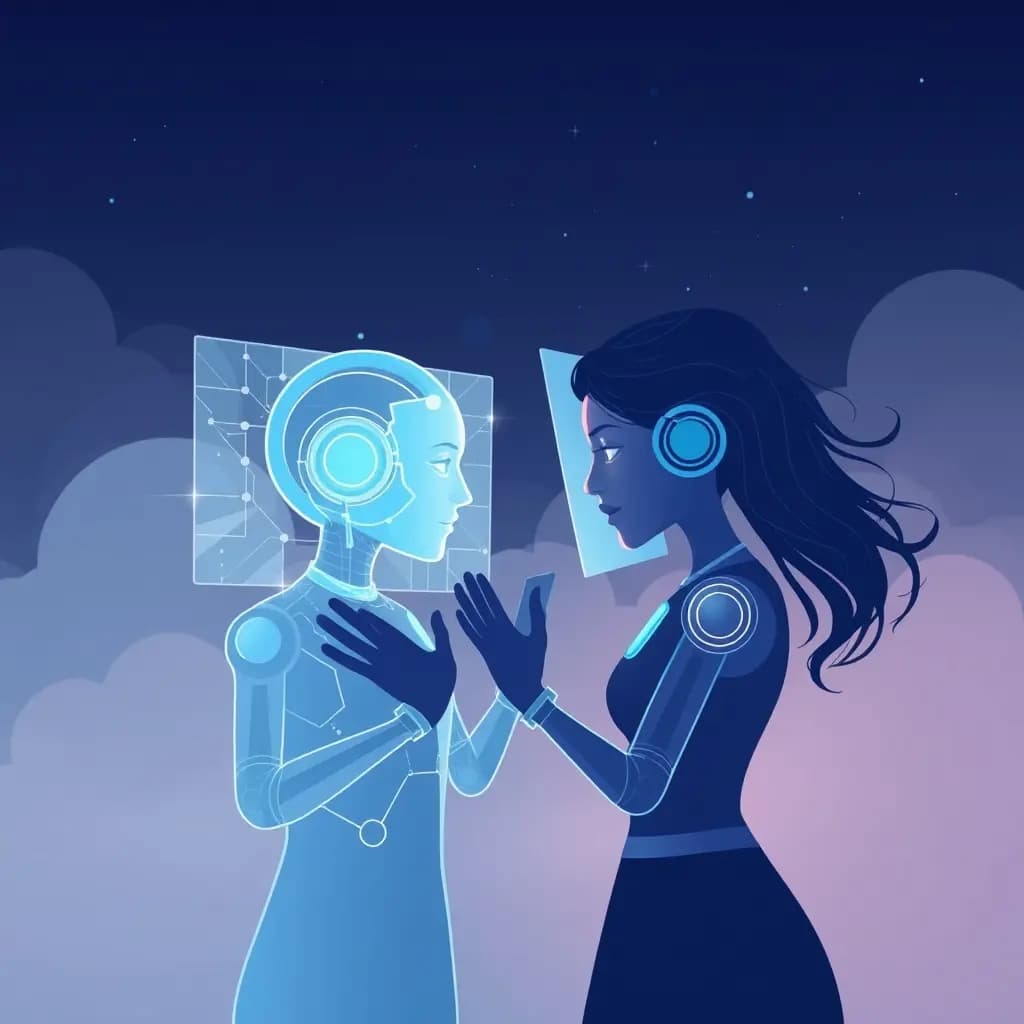 Dream illustration: Digital twin argues with you