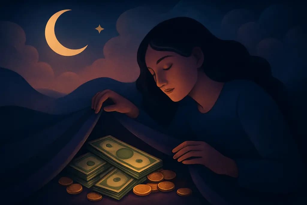 Dream illustration: Discovering Hidden Money