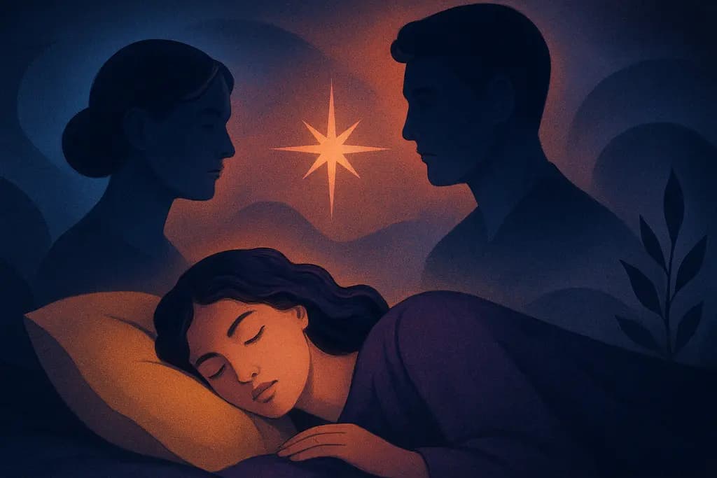 Dream illustration: discovering two secret family members dream meaning