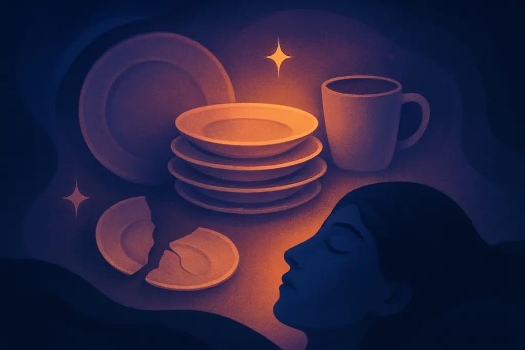 Dream illustration: Dishes