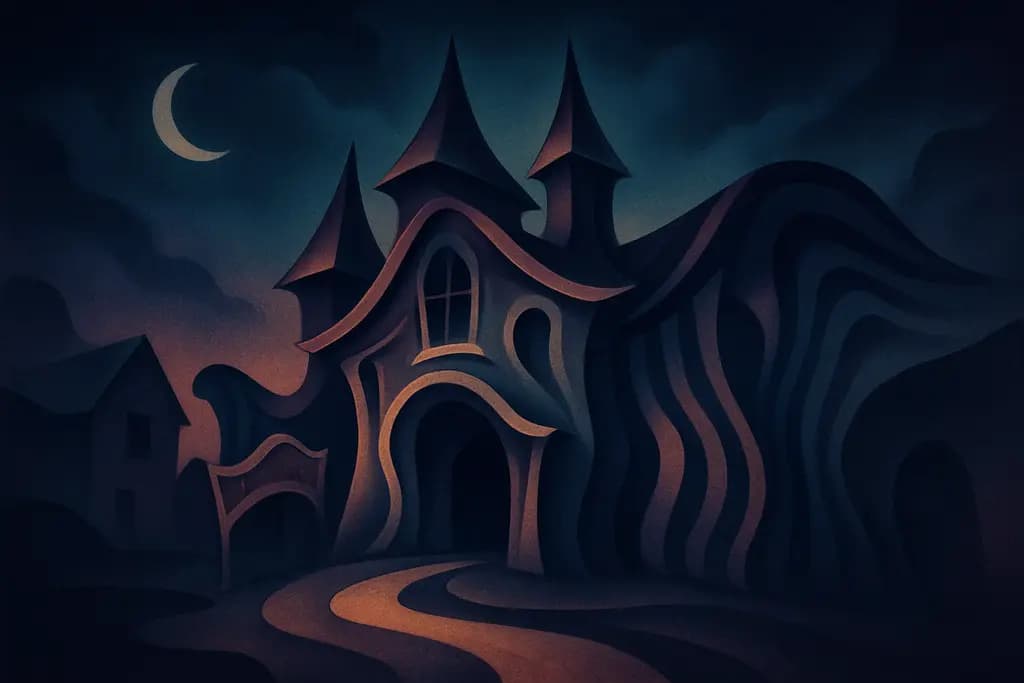 Dream illustration: Distorted Funhouse