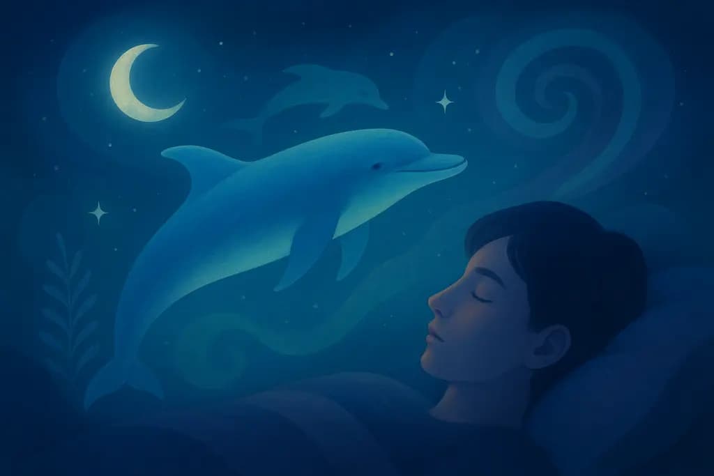 Dream illustration: Dolphins
