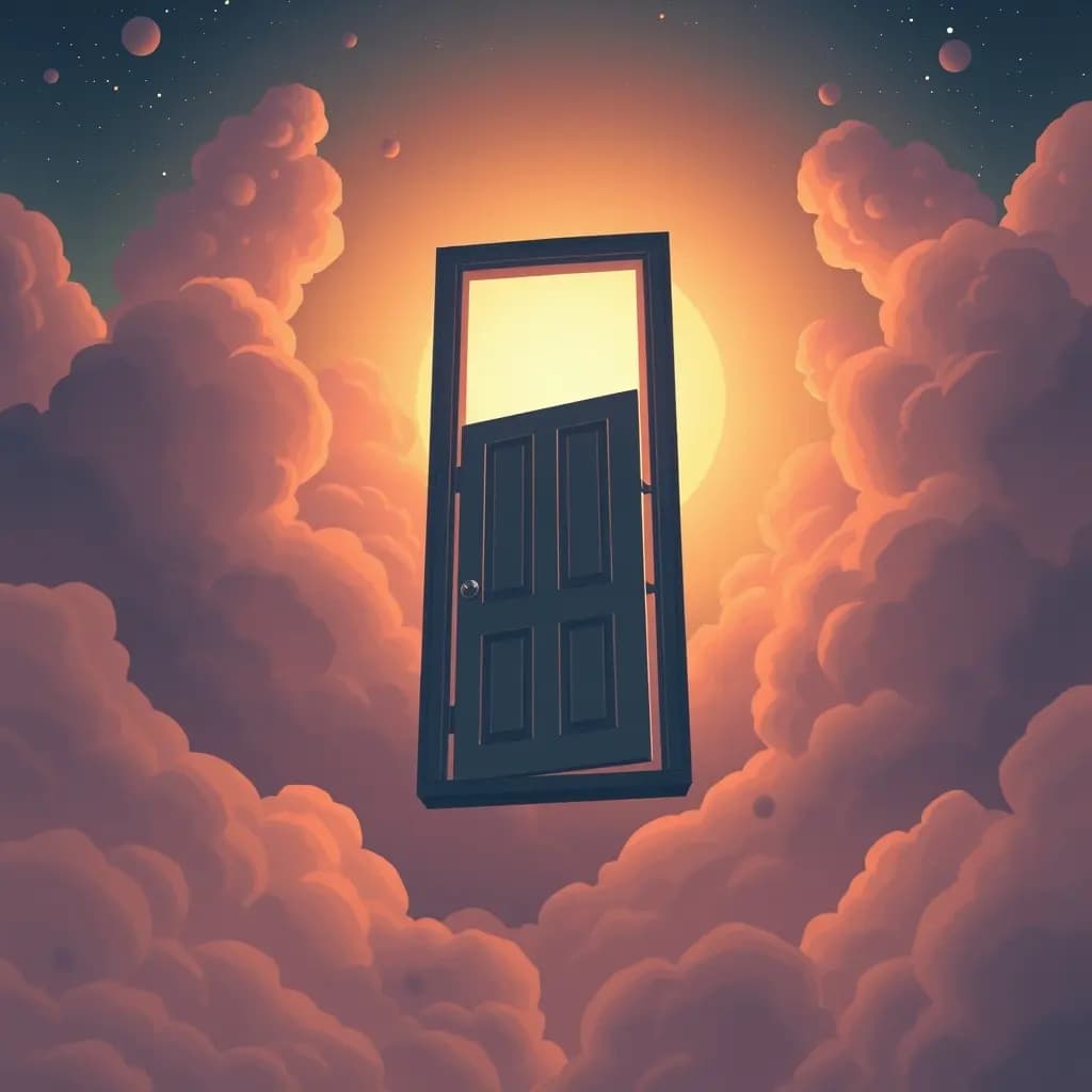 Dream illustration: Doors in the Sky