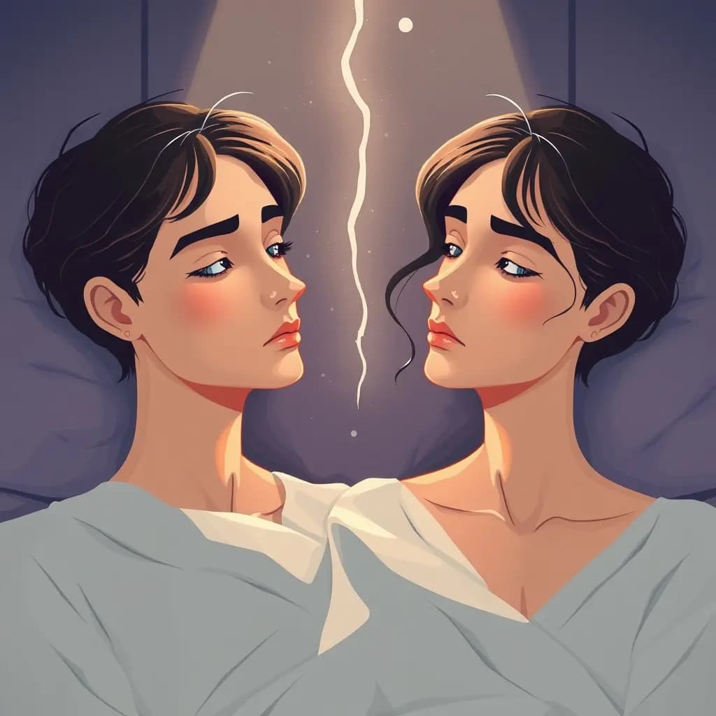 Dream illustration: Doppelgänger Encounter