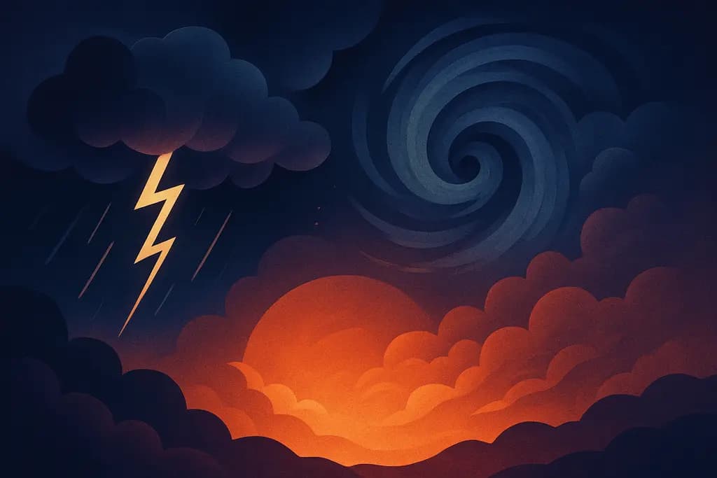 Dream illustration: Dramatic Weather