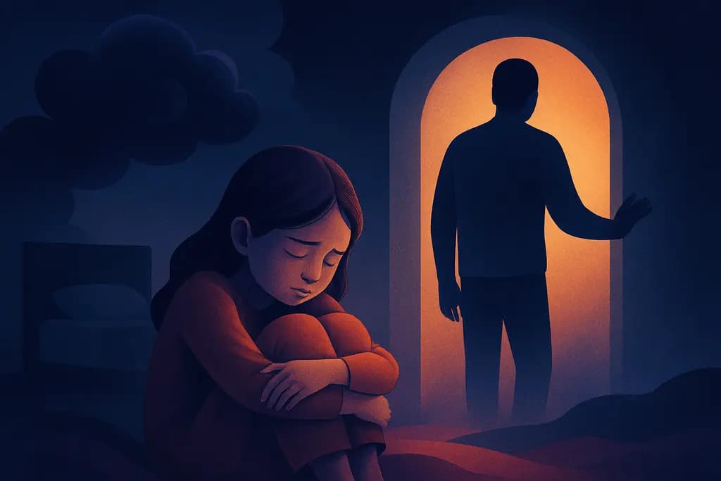 Dream illustration: dream about being abandoned as a child