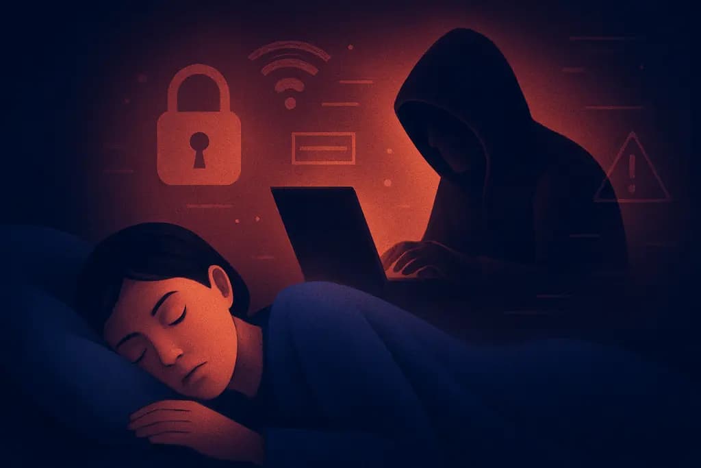 Dream illustration: dream about being hacked meaning