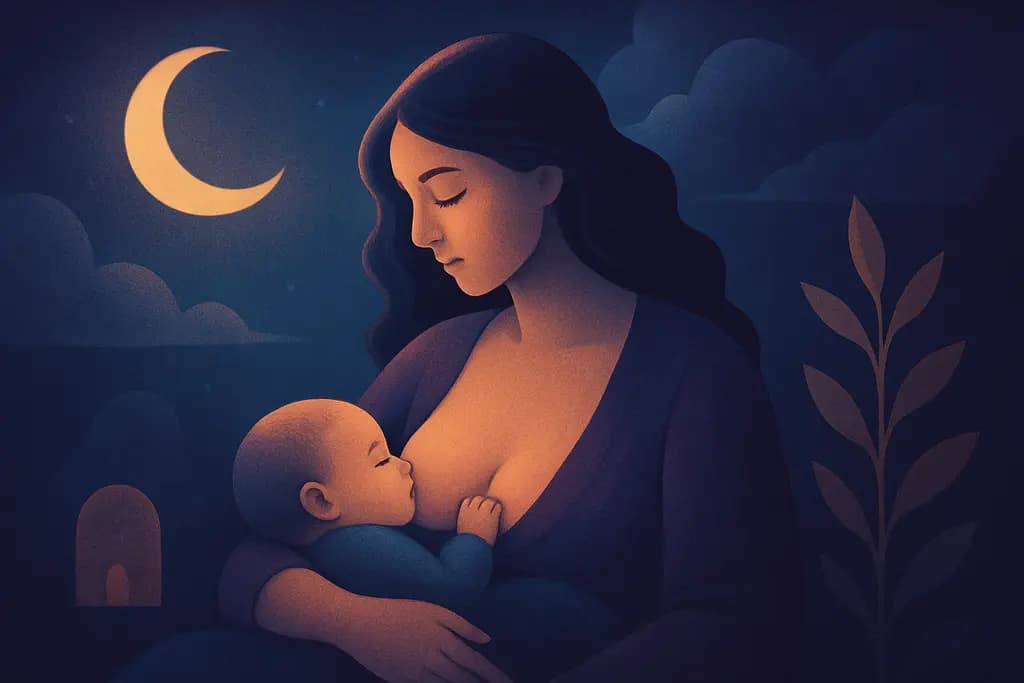 Dream illustration: dream about breastfeeding my baby