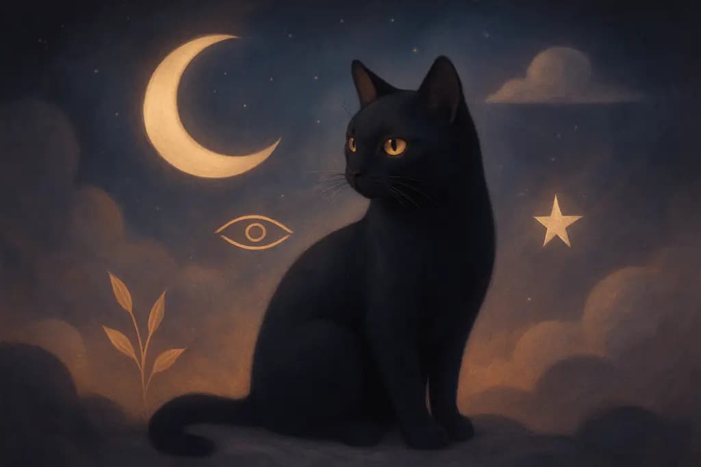 Dream illustration: Dream about cats