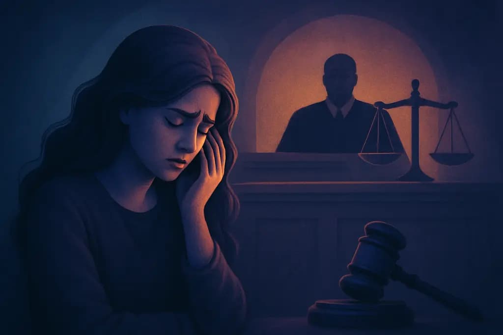 Dream illustration: Dream About Legal Trouble or Court Appearance