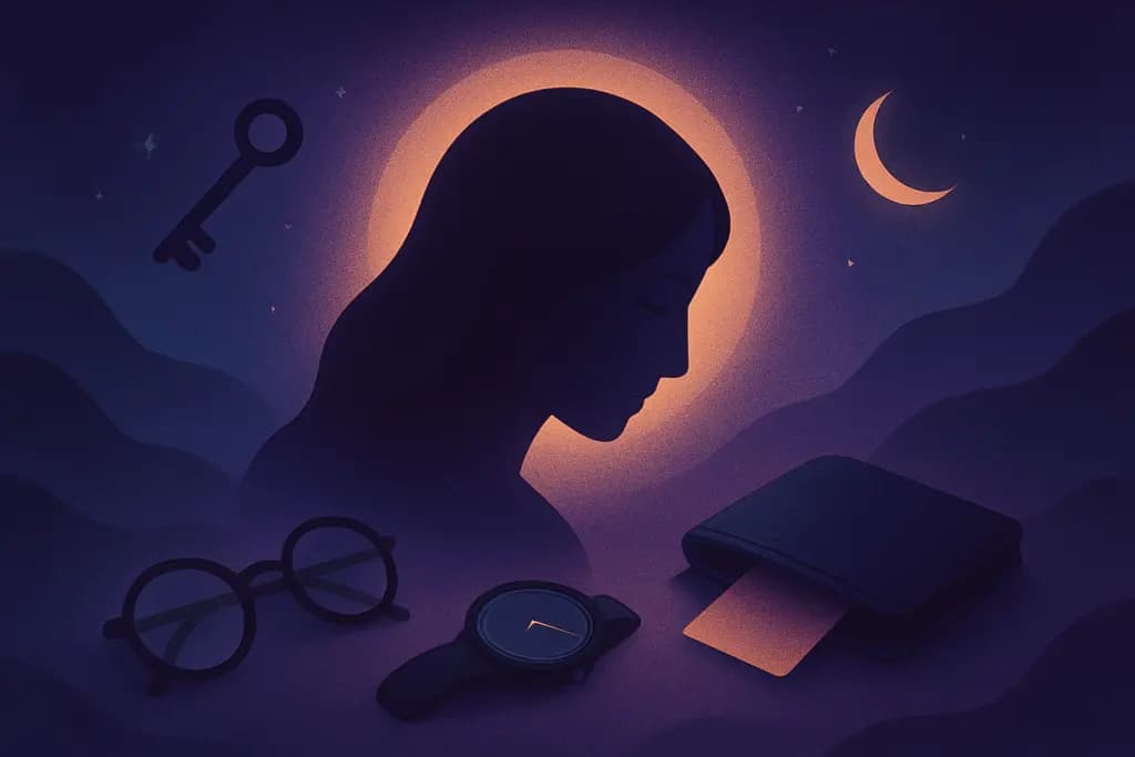 Dream illustration: dream about lost objects
