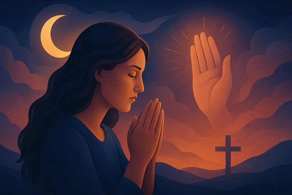 Dream illustration: Dream About Praying