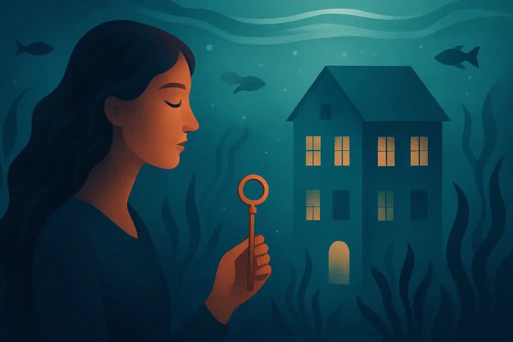 Dream illustration: dream about renting an apartment underwater
