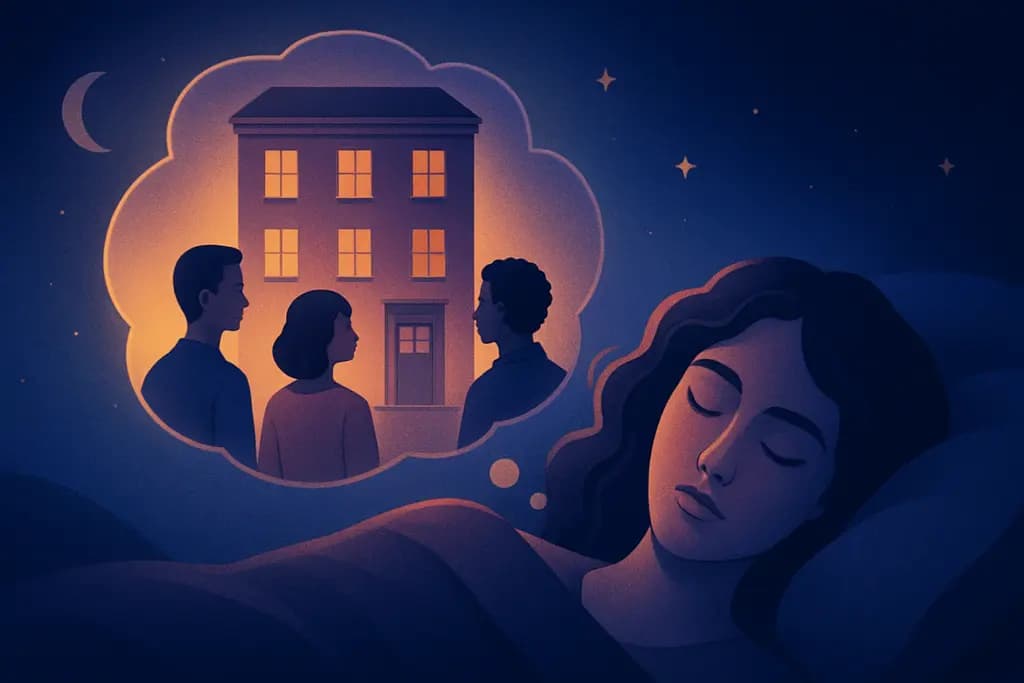 Dream illustration: dream about renting an apartment with strangers