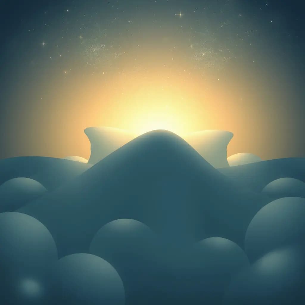 Dream illustration: Dream filled with silver light