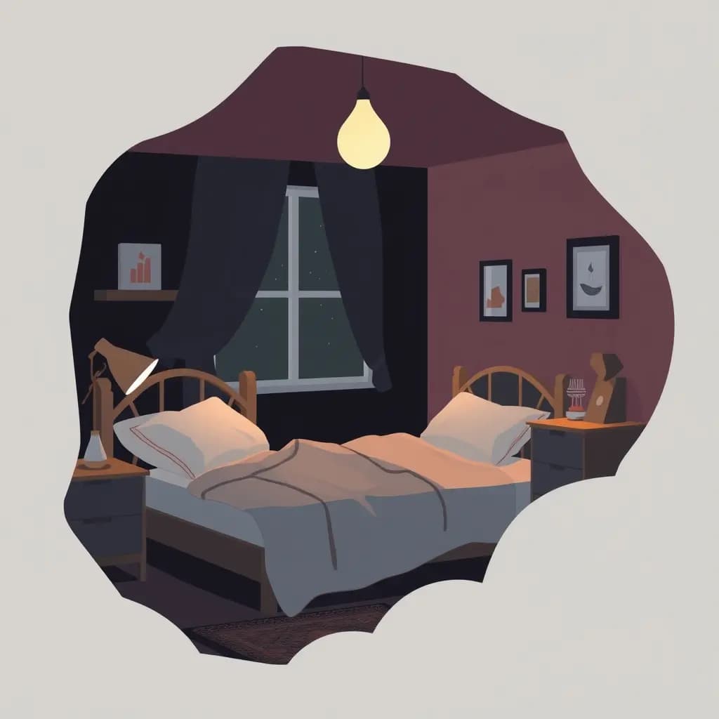Dream illustration: Dream inside childhood memory
