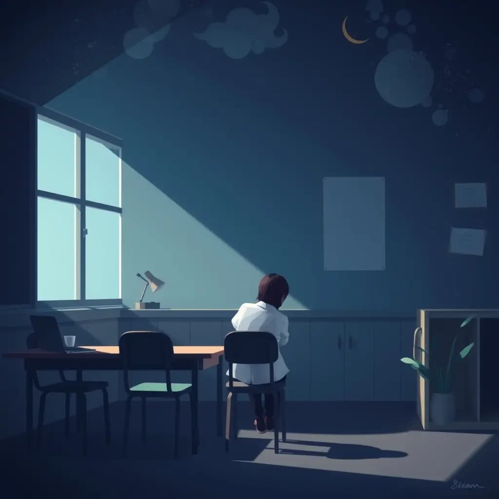 Dream illustration: Dream of forgetting exam room
