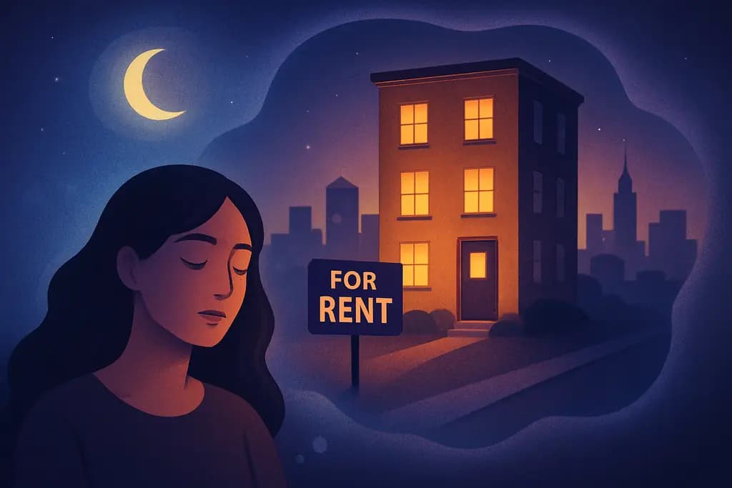 Dream illustration: dream of renting an apartment in a new city