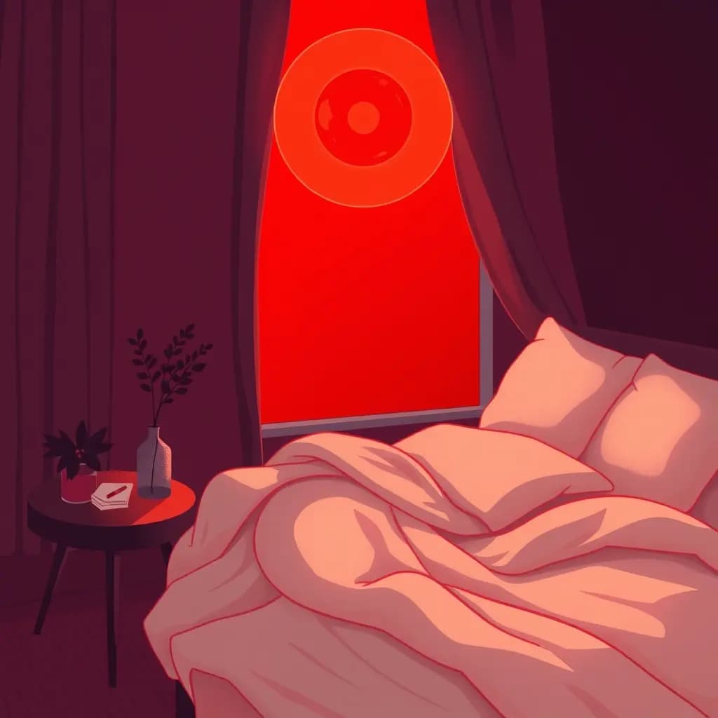 Dream illustration: Dreams in vivid red