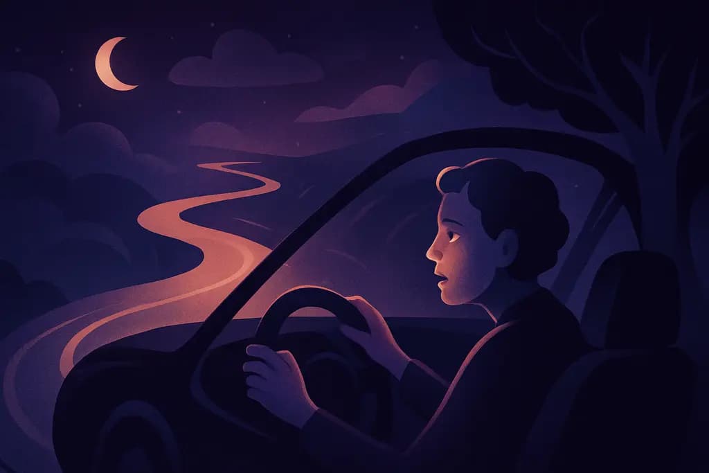 Dream illustration: Driving an Out of Control Vehicle