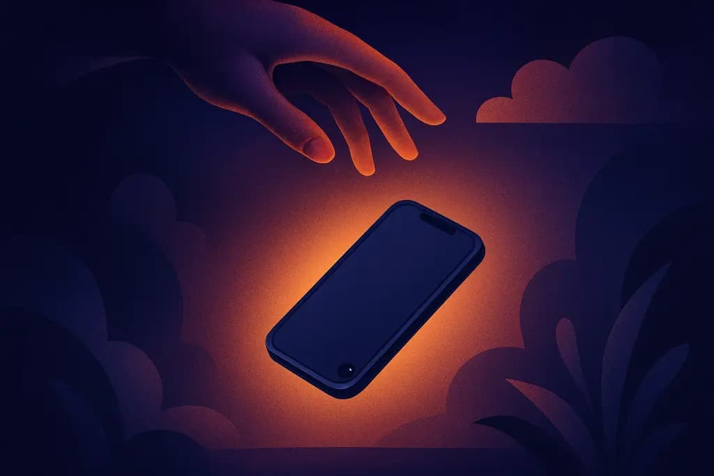 Dream illustration: Dropping Your Phone