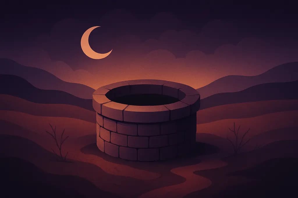 Dream illustration: Dry well or empty water source