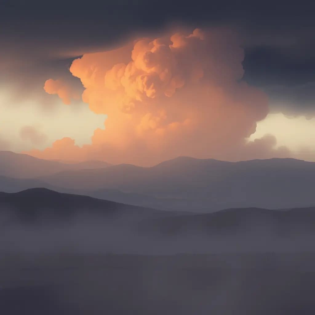 Dream illustration: Dust Storm Blowing Through