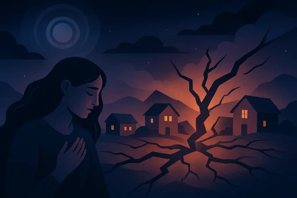 Dream illustration: Earthquake shaking everything