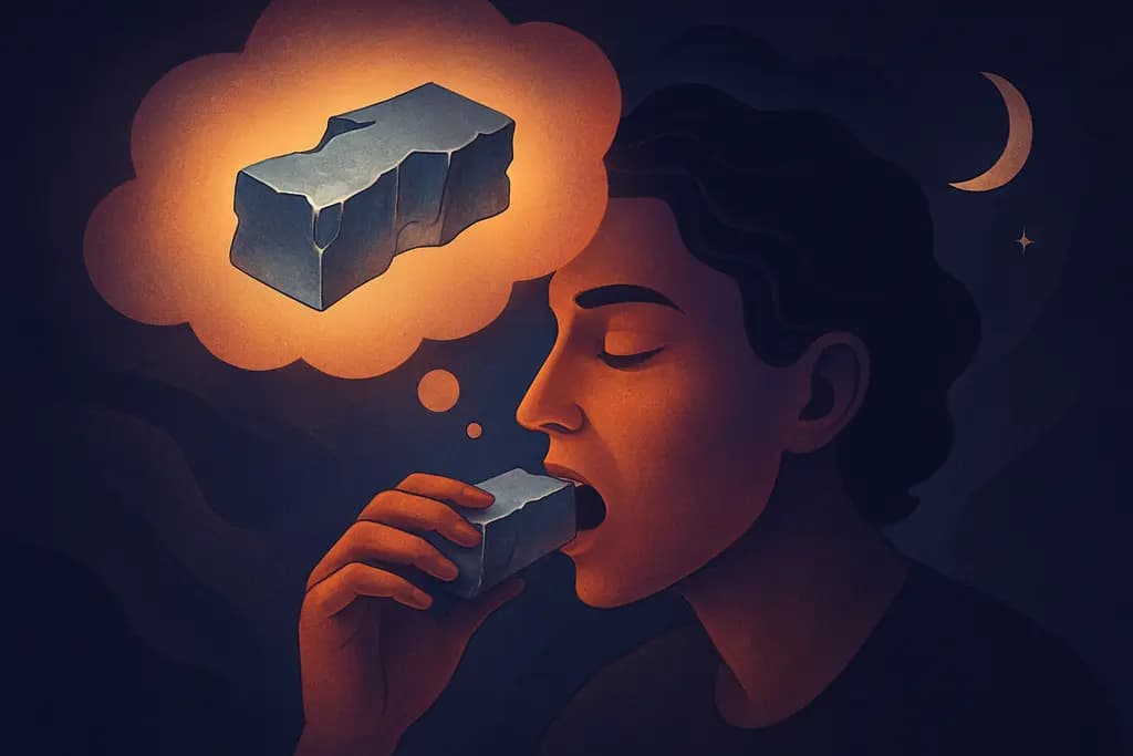Dream illustration: Eating Metal