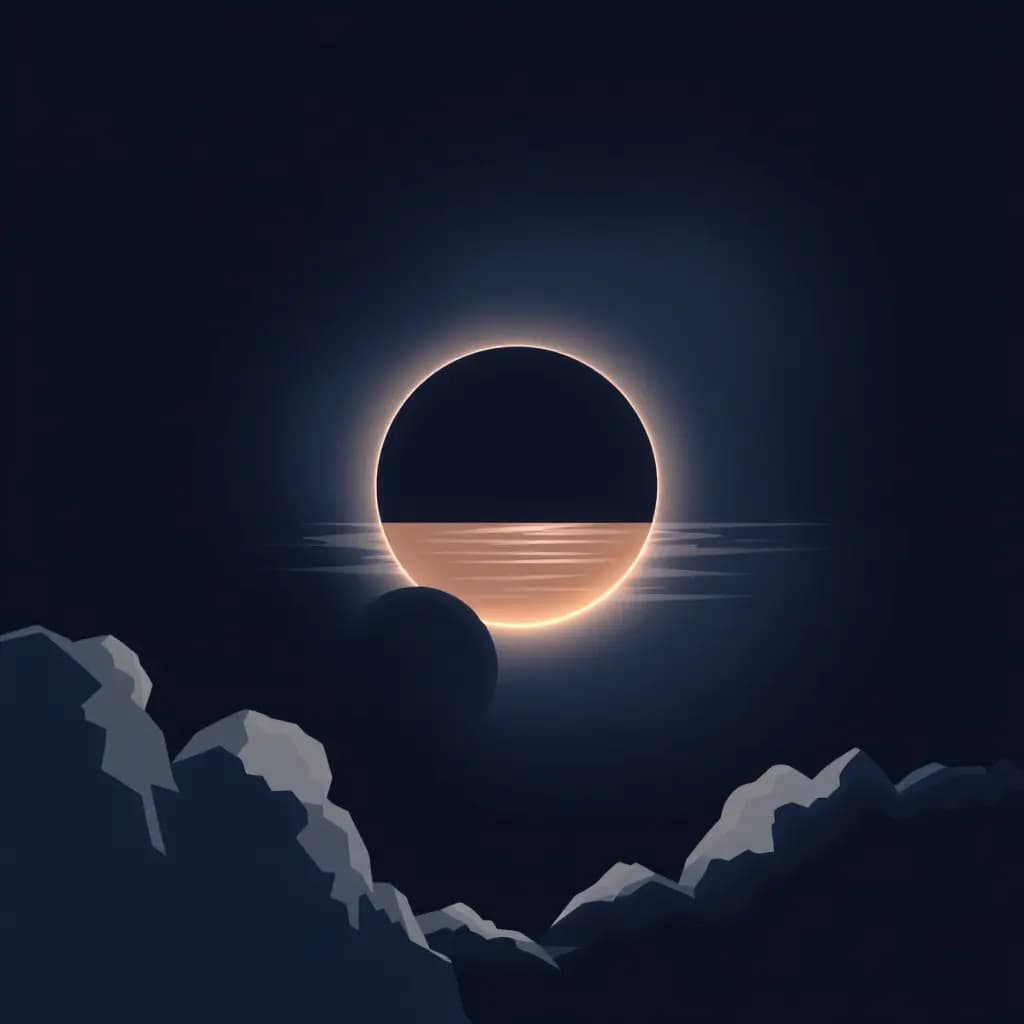 Dream illustration: Eclipse hiding your reflection