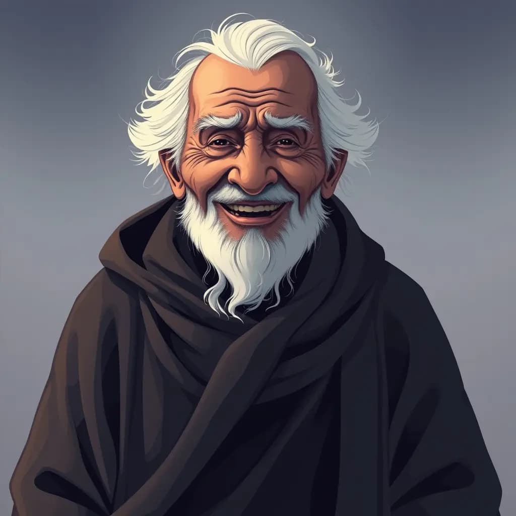 Dream illustration: Elderly Stranger Smiling
