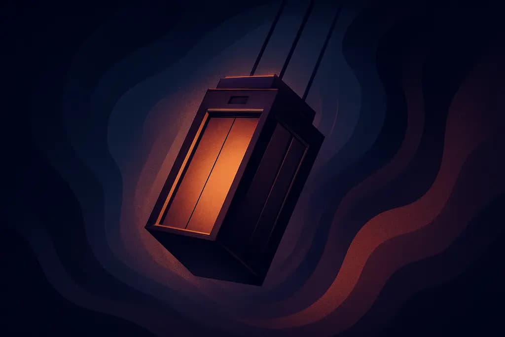 Dream illustration: Elevator plummeting