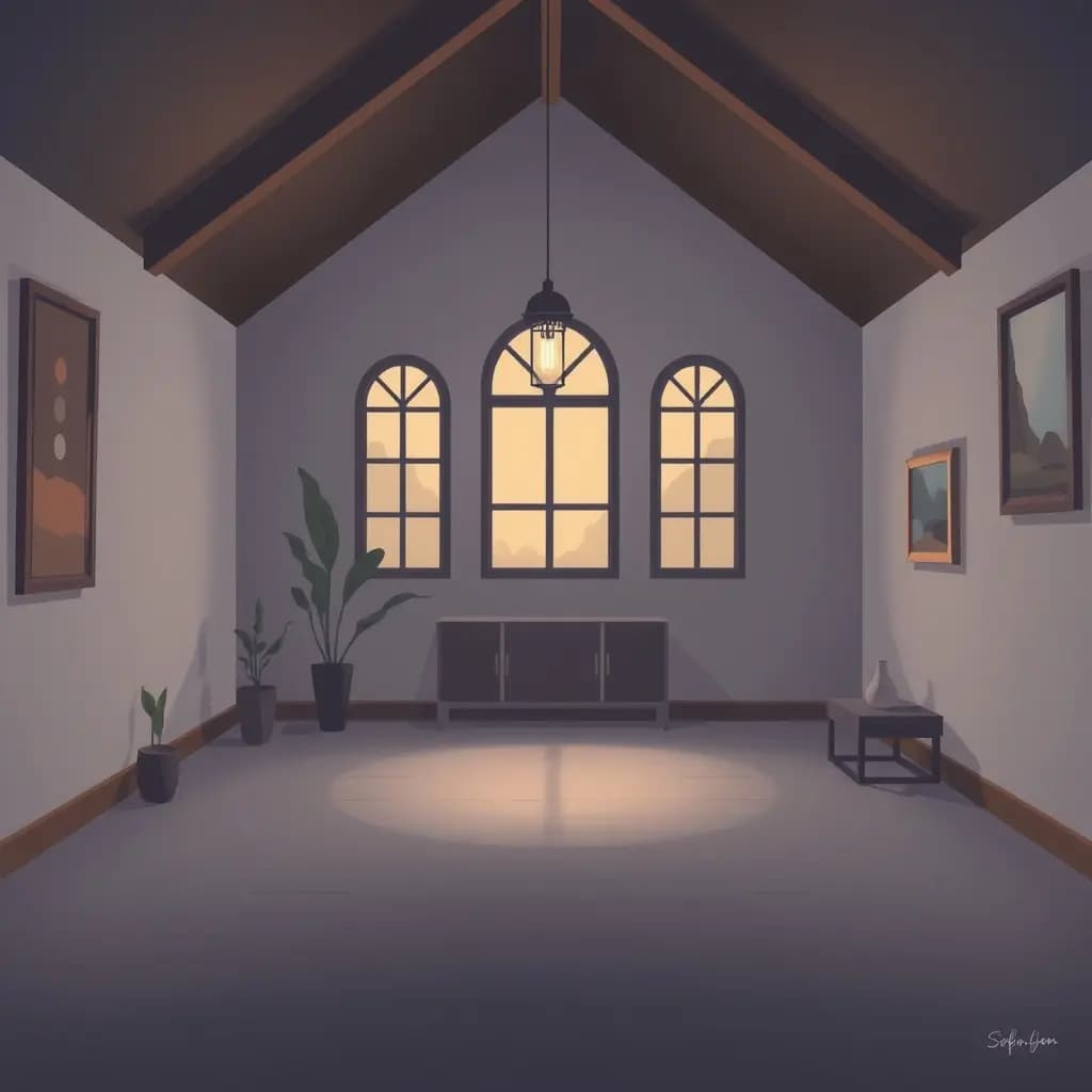 Dream illustration: Empty home