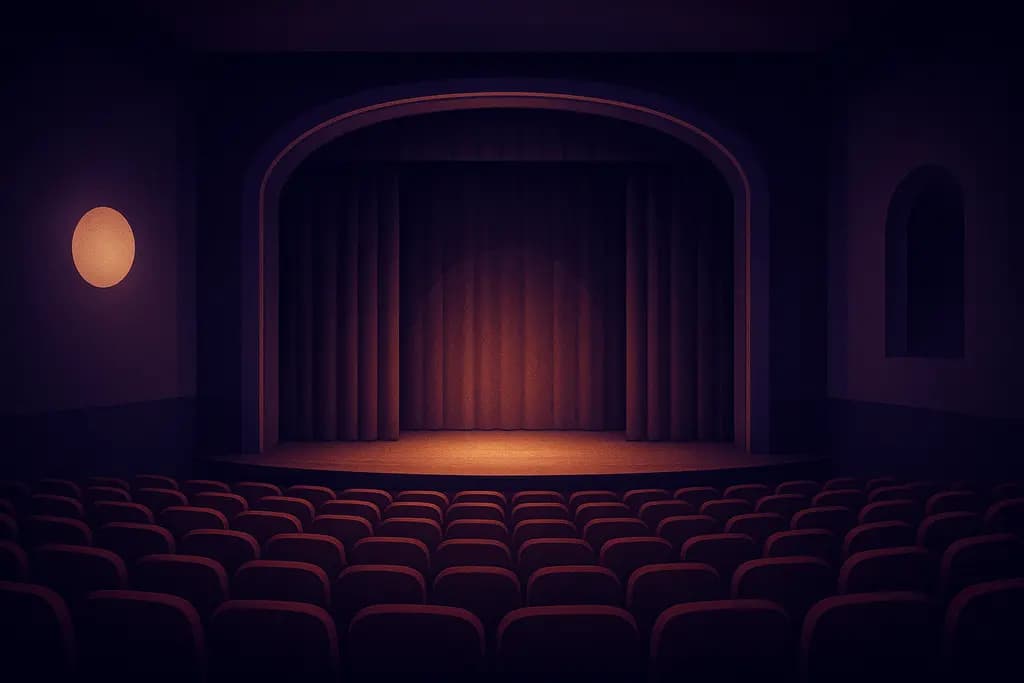 Dream illustration: Empty theater