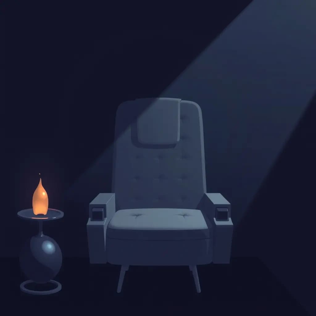 Dream illustration: Empty VIP seat reserved