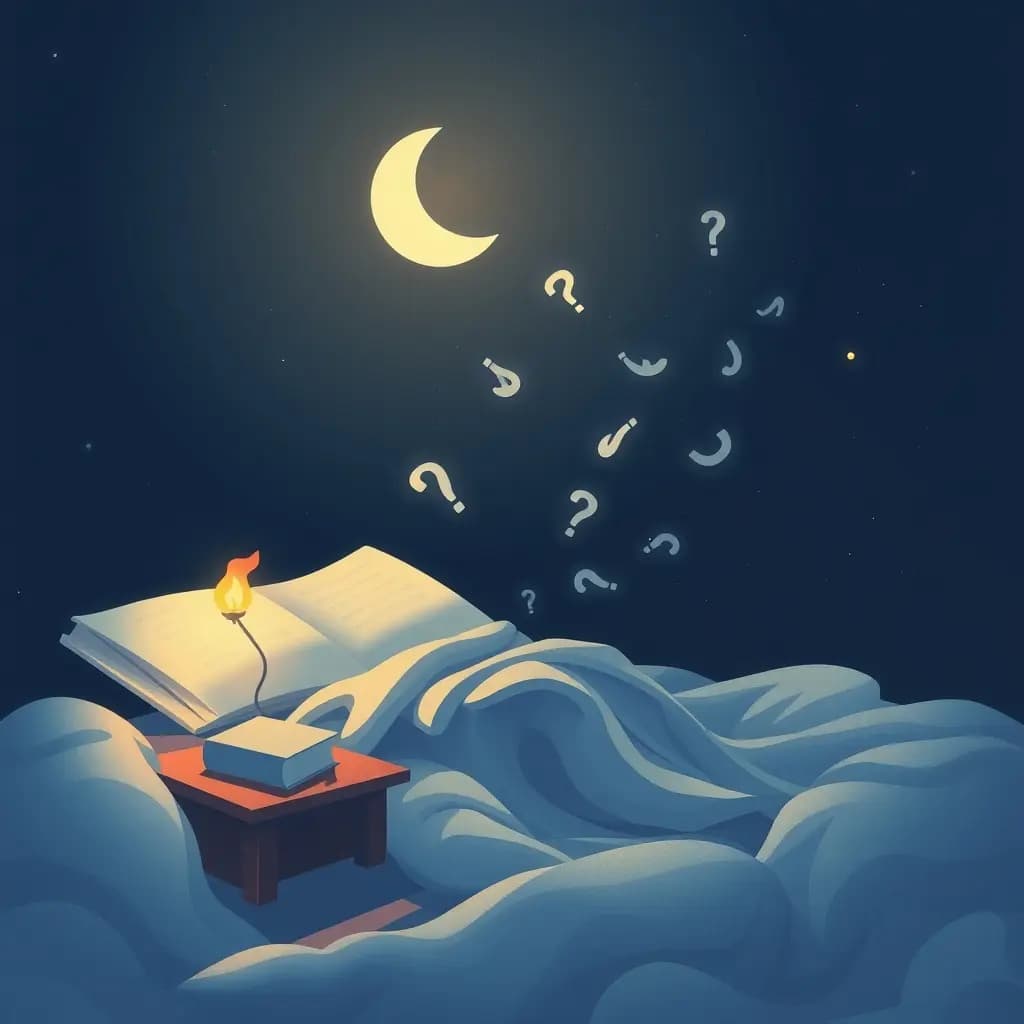 Dream illustration: Exam questions keep moving