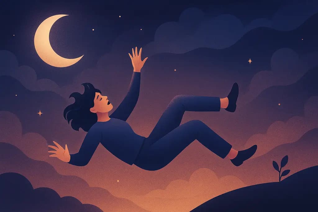 Dream illustration: Falling from a low height