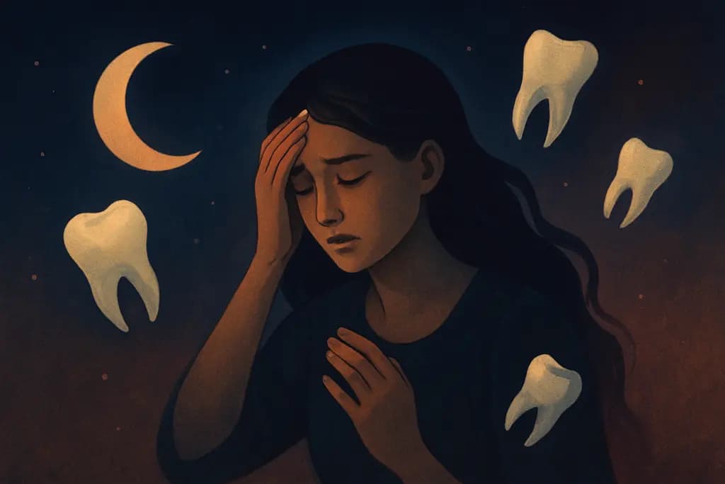 Dream illustration: Falling Teeth