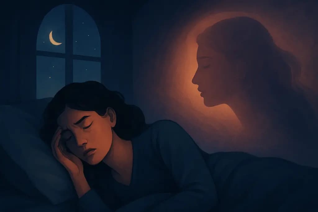 Dream illustration: False awakening (thinking you've woken up)
