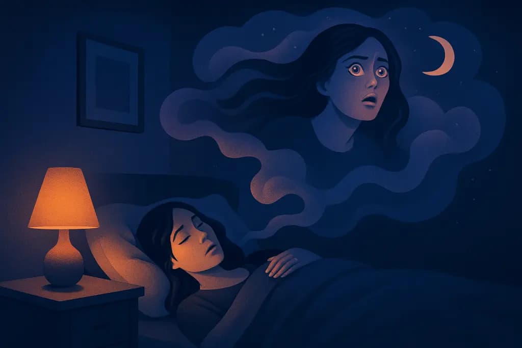 Dream illustration: False awakening (wake up inside a dream)