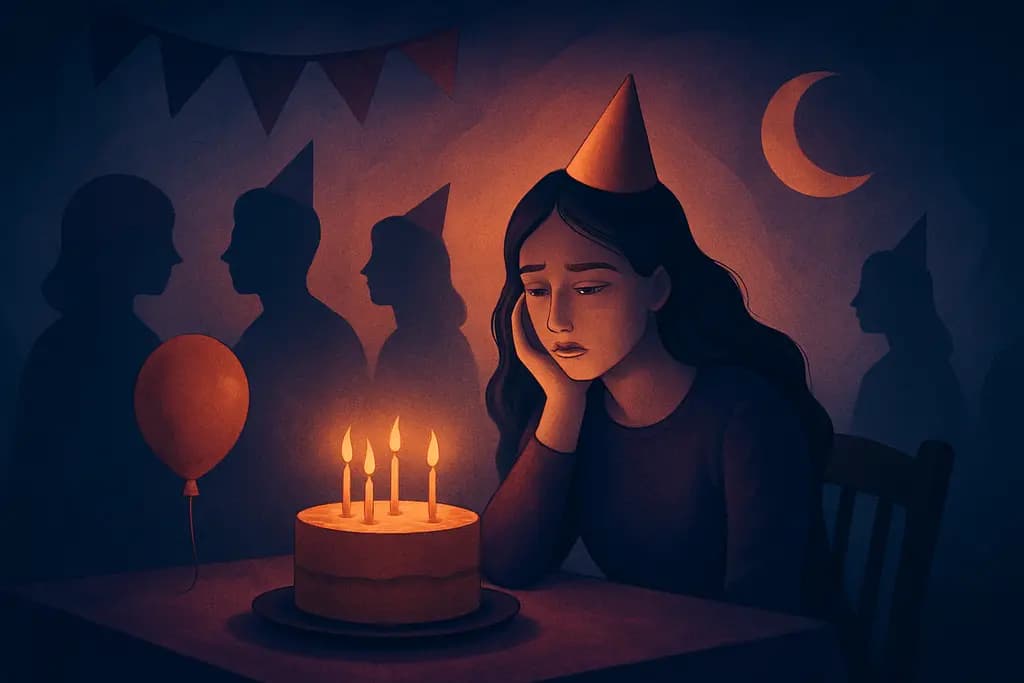Dream illustration: Feeling abandoned at a birthday party